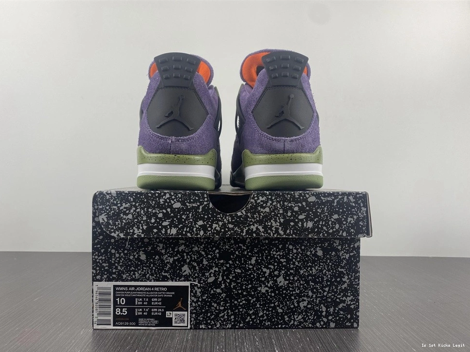 Purple” WMNS Jordan 4 Air “Canyon AQ9129-500 0419